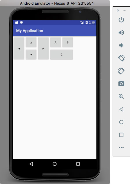 Android Studio Gridlayout の使い方 複雑なレイアウトを表現する方法