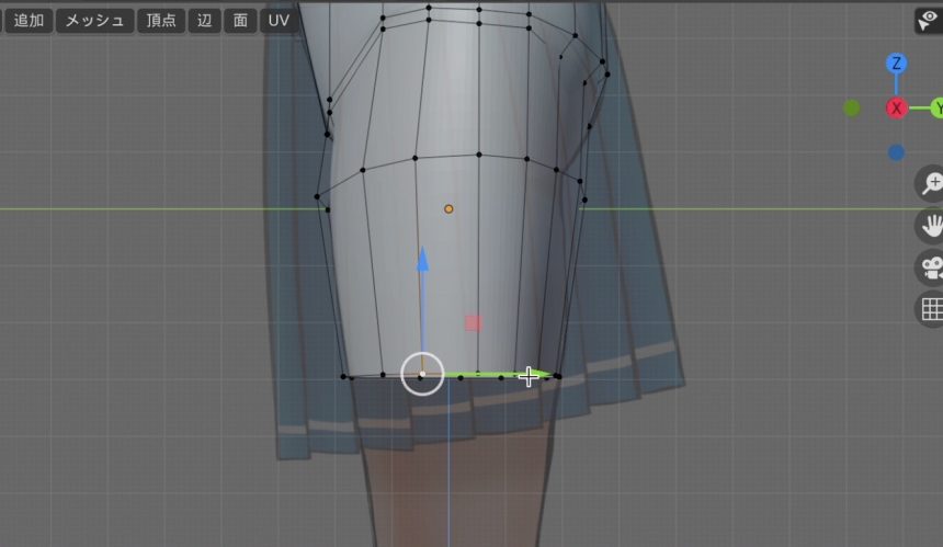 Blenderでの女の子モデリング工程