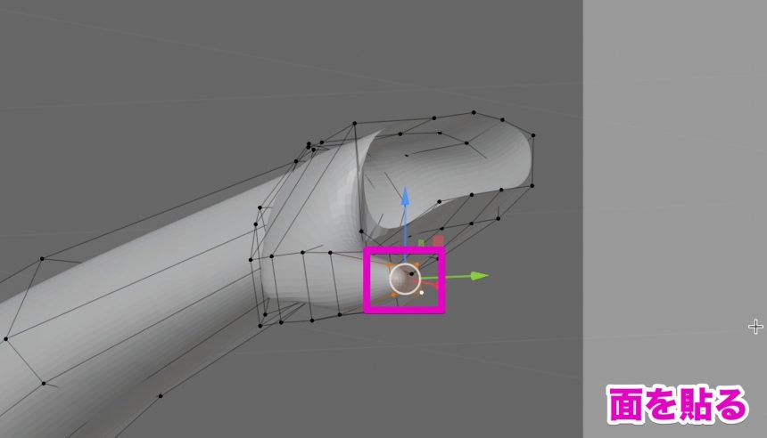 Blenderでの手のモデリング
