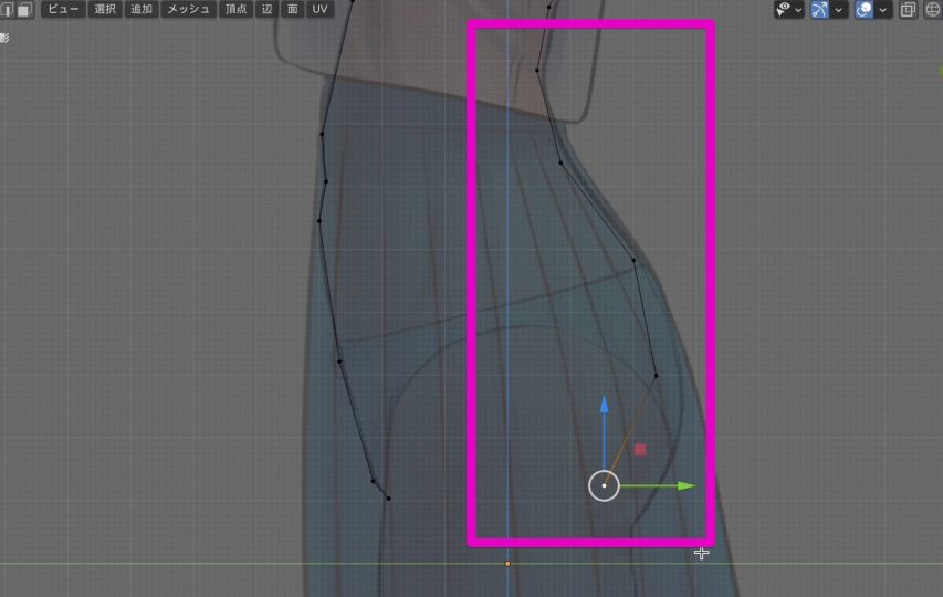 Blenderでの女の子モデリング工程