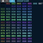 zshで色（256色）と数値を一覧表示して素早く確認する方法